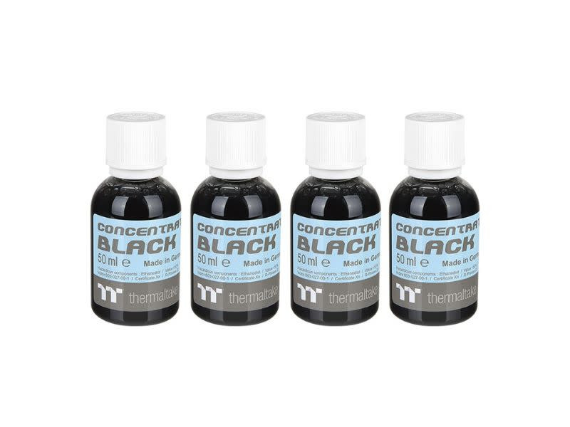 Thermaltake TT Premium Concentrate 4 Bottle Pack Premium Black Coolant 50ml