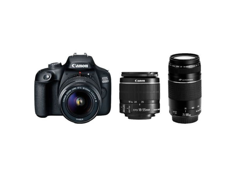 Canon EOS 4000D – DSLR Camera – Twin Lens Bundle