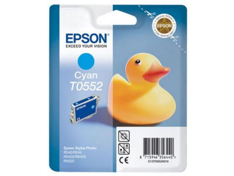 Genuine Epson Cyan T0552 Ink Cartridge (8ml)