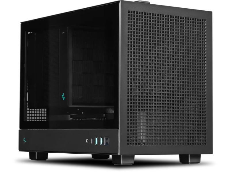 DeepCool CH160 Mini ITX Black Desktop PC Case