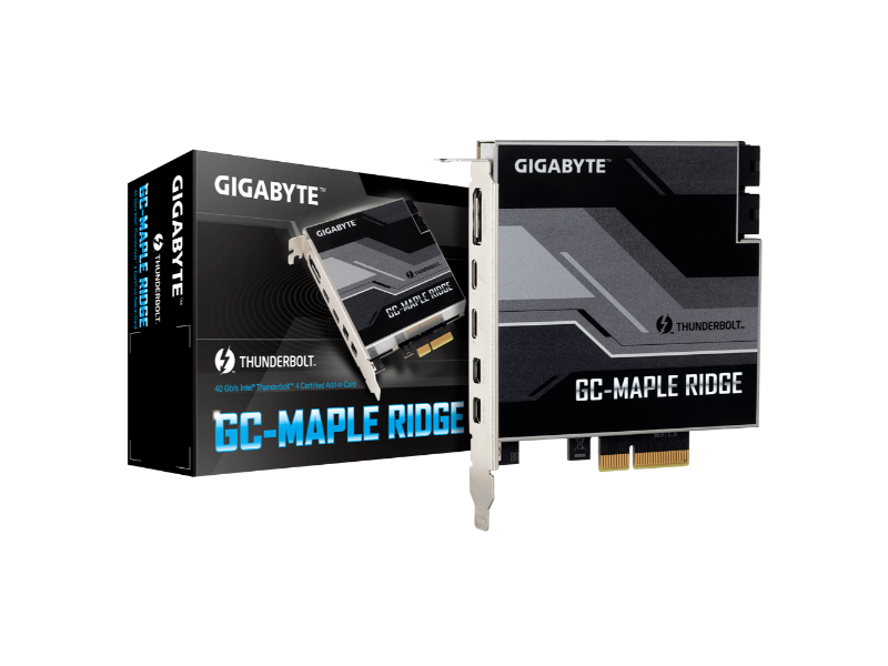 Gigabyte Maple Ridge Dual Intel Thunderbolt 4 Add-On Card