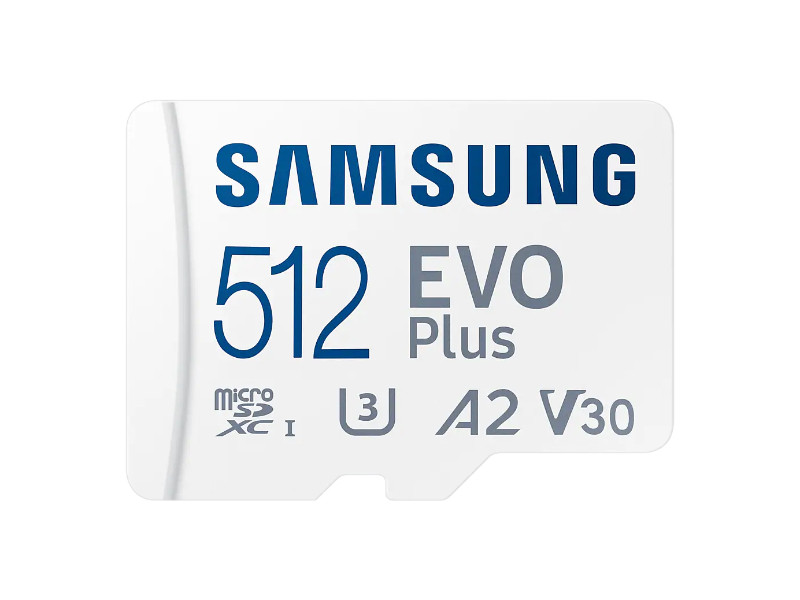 Samsung Evo Plus 512GB U3 A2 V30 microSDXC Memory Card