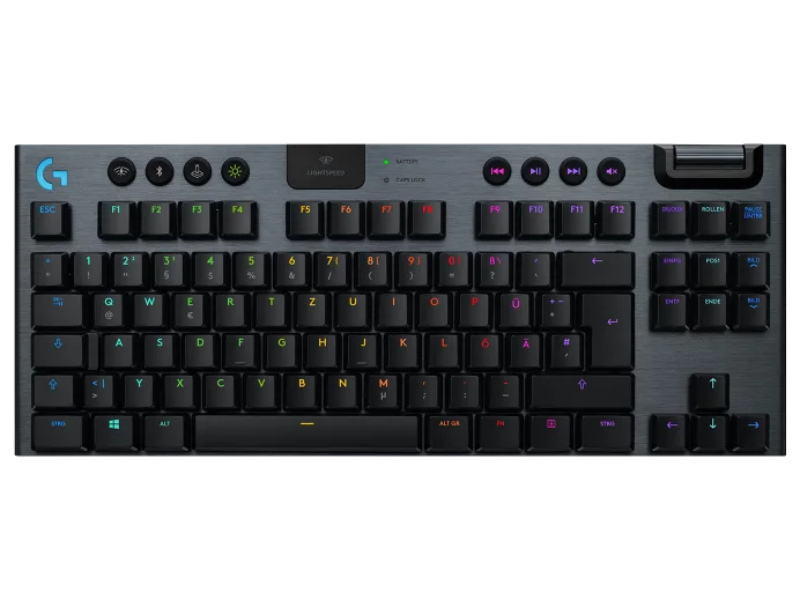 Logitech G915 TKL Lightspeed Wireless RGB Logitech Tactile Switch Black Gaming Keyboard