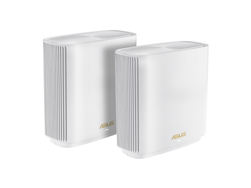 Asus ZenWiFi XT9 Wi-Fi 6 Tri-Band White Mesh System Twin Pack