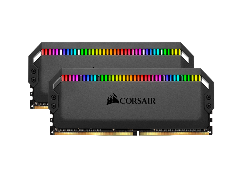 Corsair Dominator Platinum RGB 32GB (2 x 16GB) DDR4-3200MHz CL16 Black Gaming Desktop Memory