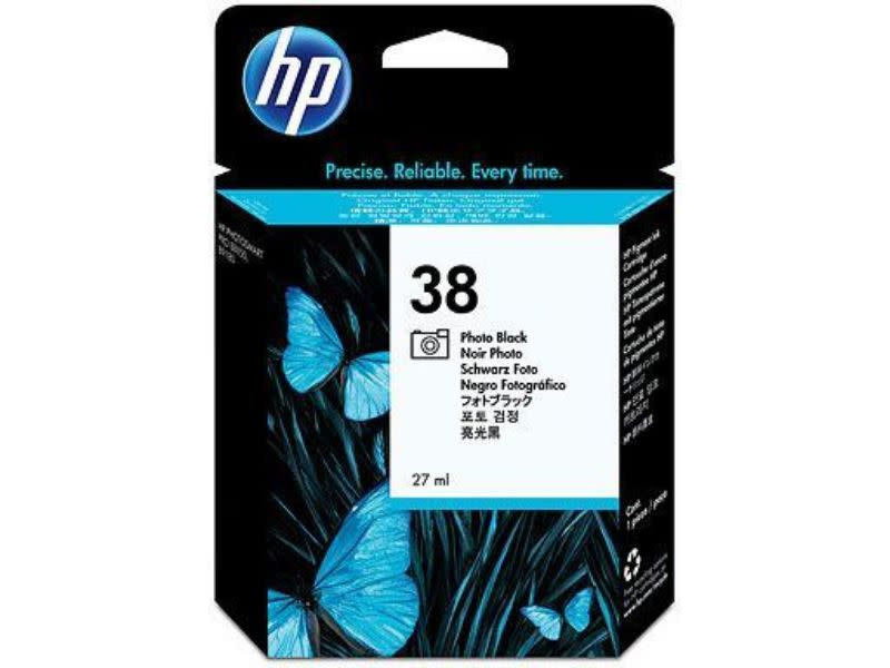 Genuine HP No.38 Photo Black Ink Cartridge 1,340 Pages