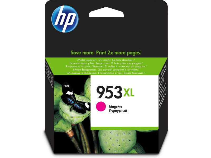 Genuine HP 953XL Magenta Ink Cartridge 1,600 Pages