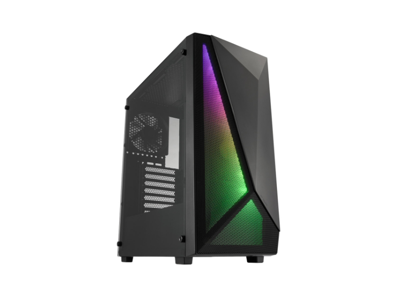 FSP CMT195A Black Mid Tower Case