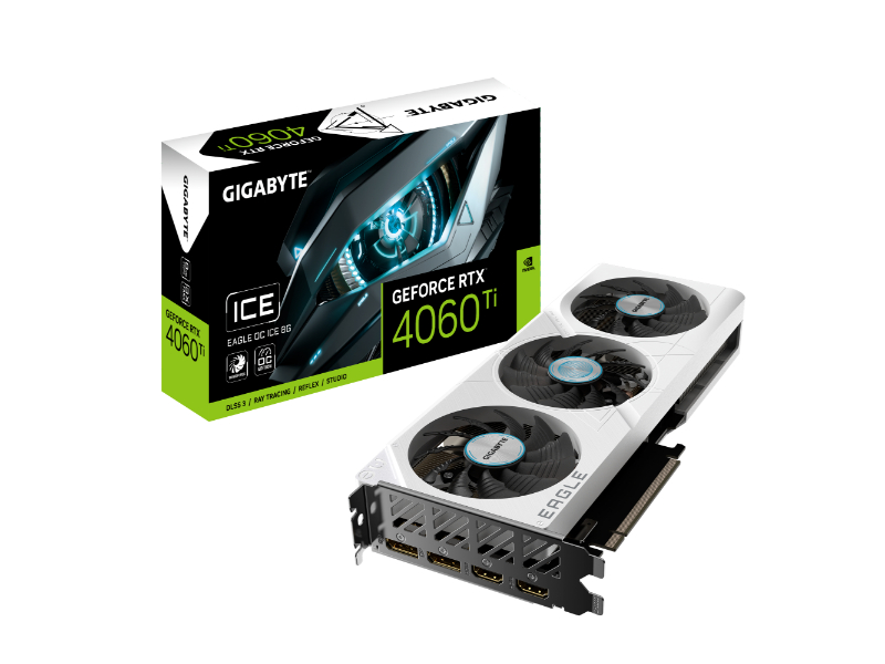 Gigabyte Geforce RTX 4060 Ti Eagle OC Ice 8GB GDDR6 Nvidia Graphics Card