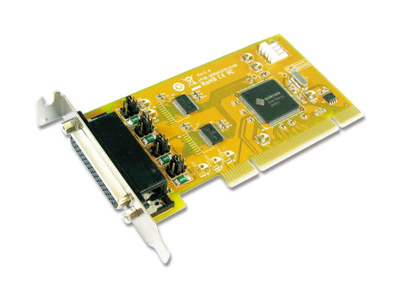 Sunix 5037PHL 2-port RS-232 High Speed Universal PCI Low Profile Serial Board with Power Output