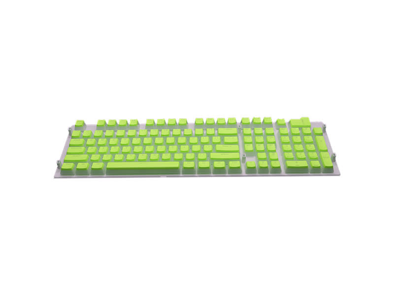Royal Kludge Green Doubleshot PBT Pudding Keycaps for Mechanical Keyboard