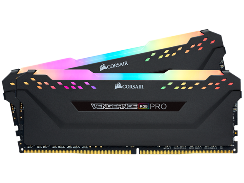 Corsair Vengeance RGB Pro LED 16GB (2 x 8GB) Kit DDR4-3000 CL15 Black Desktop Memory