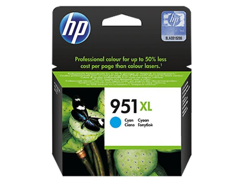 Genuine HP 951XL Cyan Ink Cartridge 1,500 Pages