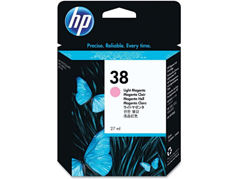 HP No.38 Light Magenta Ink Cartridge 440 Pages