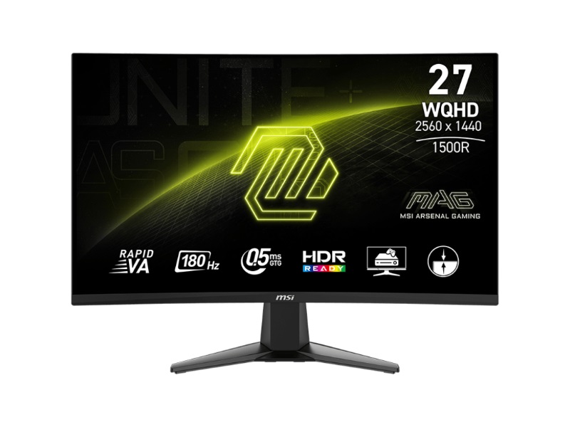 MSI MAG 27CQ6F 27'' FHD Rapid VA 180Hz Curved Gaming Monitor