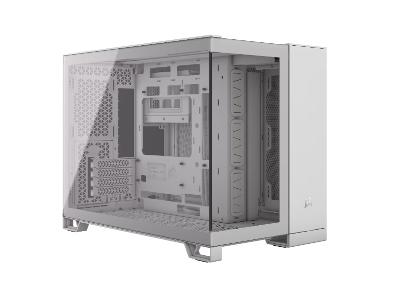 Corsair 2500X White Tempered Glass Mid-Tower Desktop PC Case