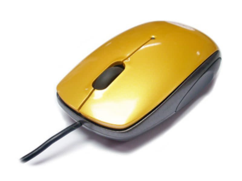 OKION Prelude™ Laser Mouse Gold USB+PS/2