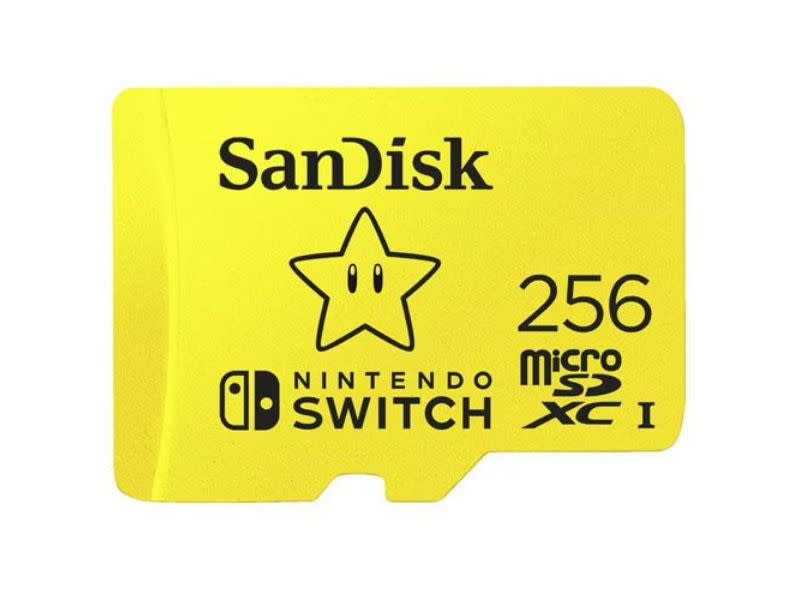 SanDisk 256GB 100MB/s Nintendo Switch MicroSD