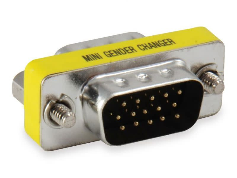 EQUIP HD15 VGA Gender Changer Coupler Male To Male