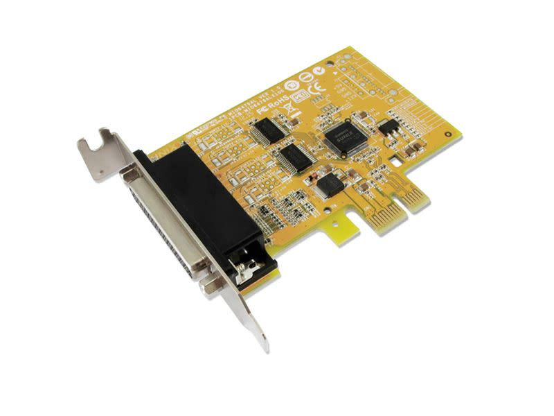 Sunix mio6479HL 2-port RS-232 & 1-port Parallel High Speed PCI Express Low Profile Multi-I/O Board