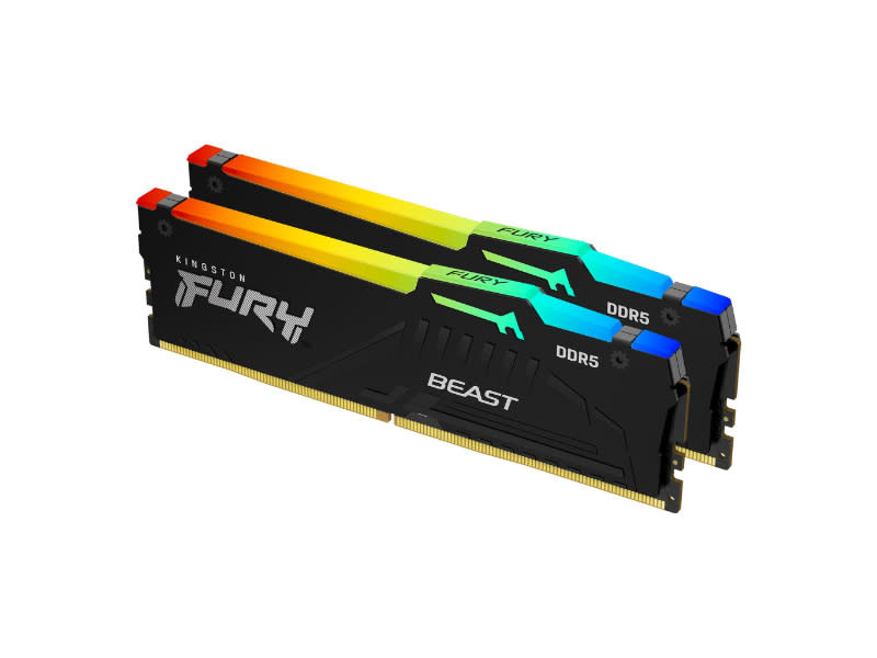 Kingston Fury Beast RGB 64GB (2 x 32GB) DDR5-6000MHz Desktop Memory