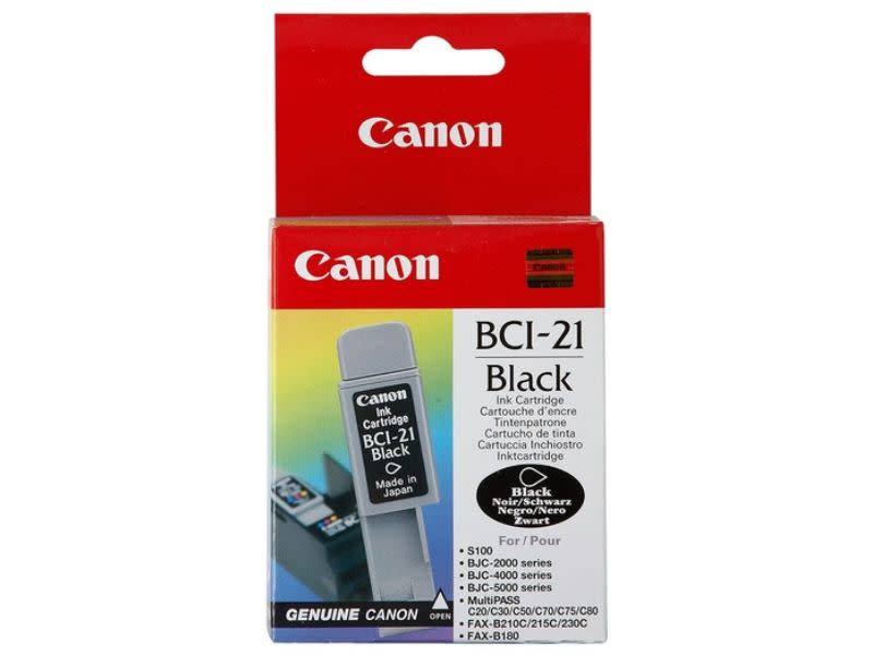 Canon Original BCI-21 Black Inkjet Cartridge