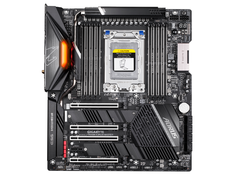 Gigabyte TRX40 Aorus Master AMD sTRX4 Socket E-ATX Desktop Motherboard