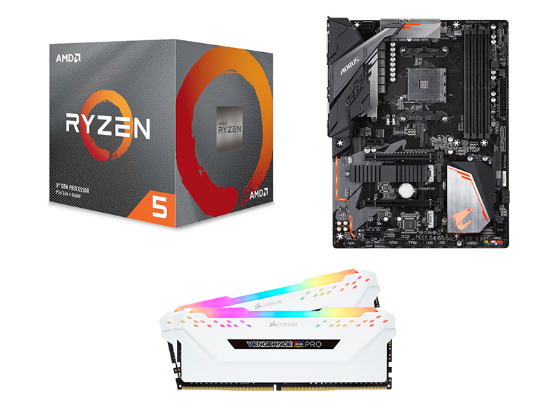 Kit Upgrade PC AMD Ryzen 5 3600 Gigabyte B450 AORUS ELITE - Kit